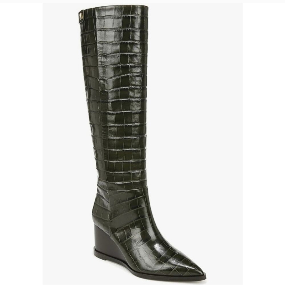 Green Croc Boots